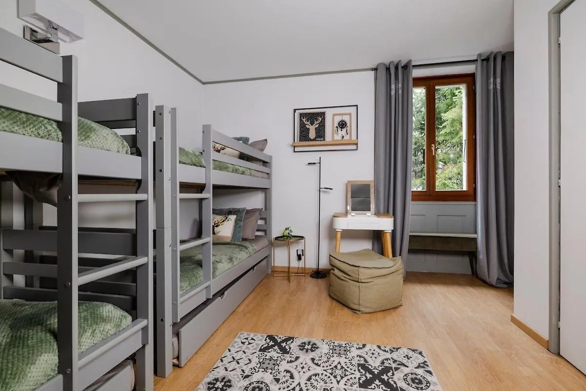 Central Chamonix - Quiet & Parking 6 Px Apartment